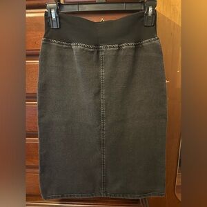 Kosher Casual black denim skirt